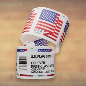 2018 U.S. Flag Forever Stamps — Coil of 100